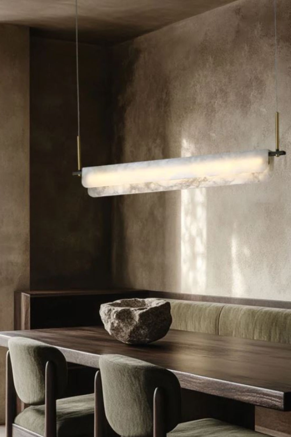 Aura Led Mermer Sarkıt Avize - 0