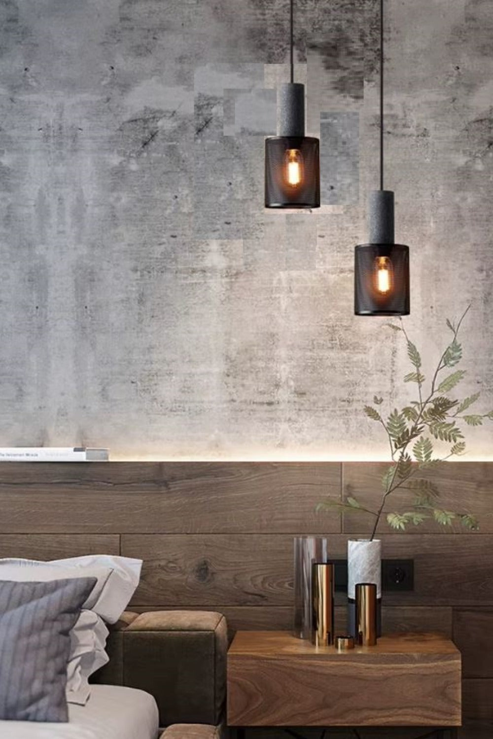 Mesh Beton Sarkıt Avize - 3