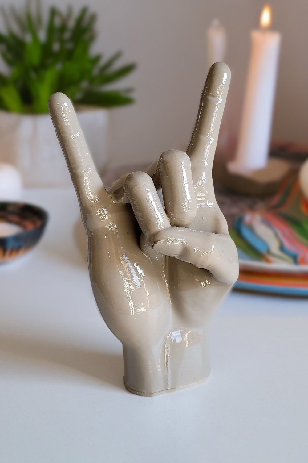 Rock El Figürü | Bej - 0