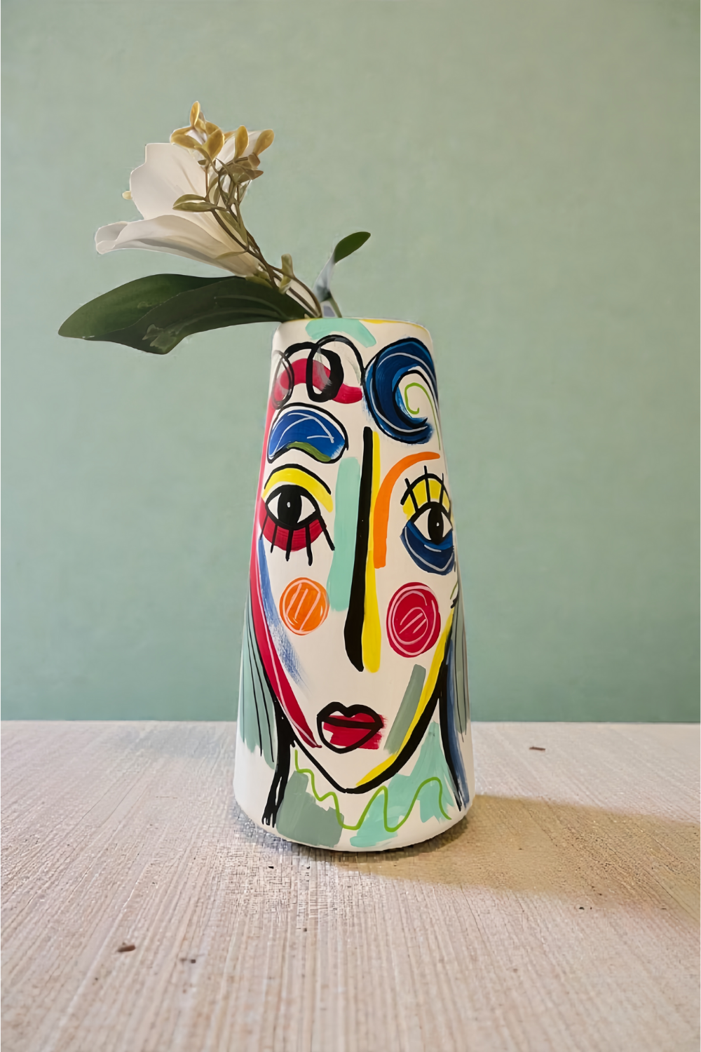 Cubic Face | Seramik Vazo - 1