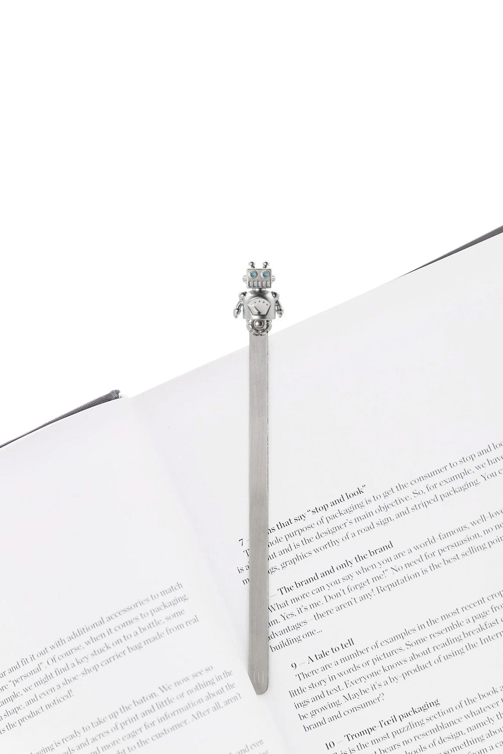 Robot Kitap Ayracı Gümüş - 4