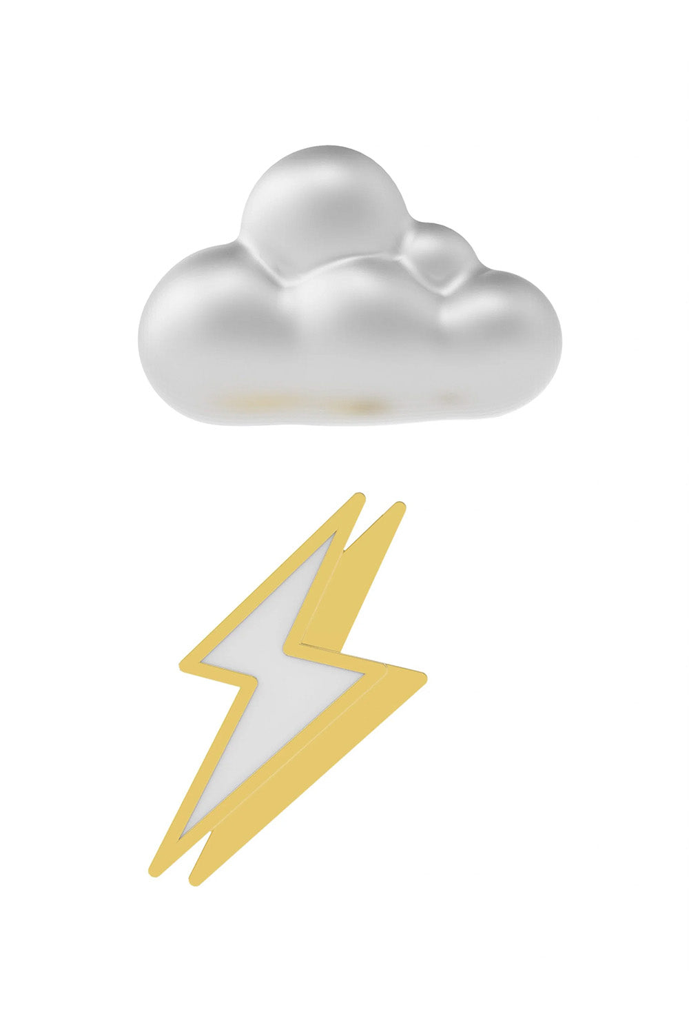 Bulut & şimşek Broş Seti - 2