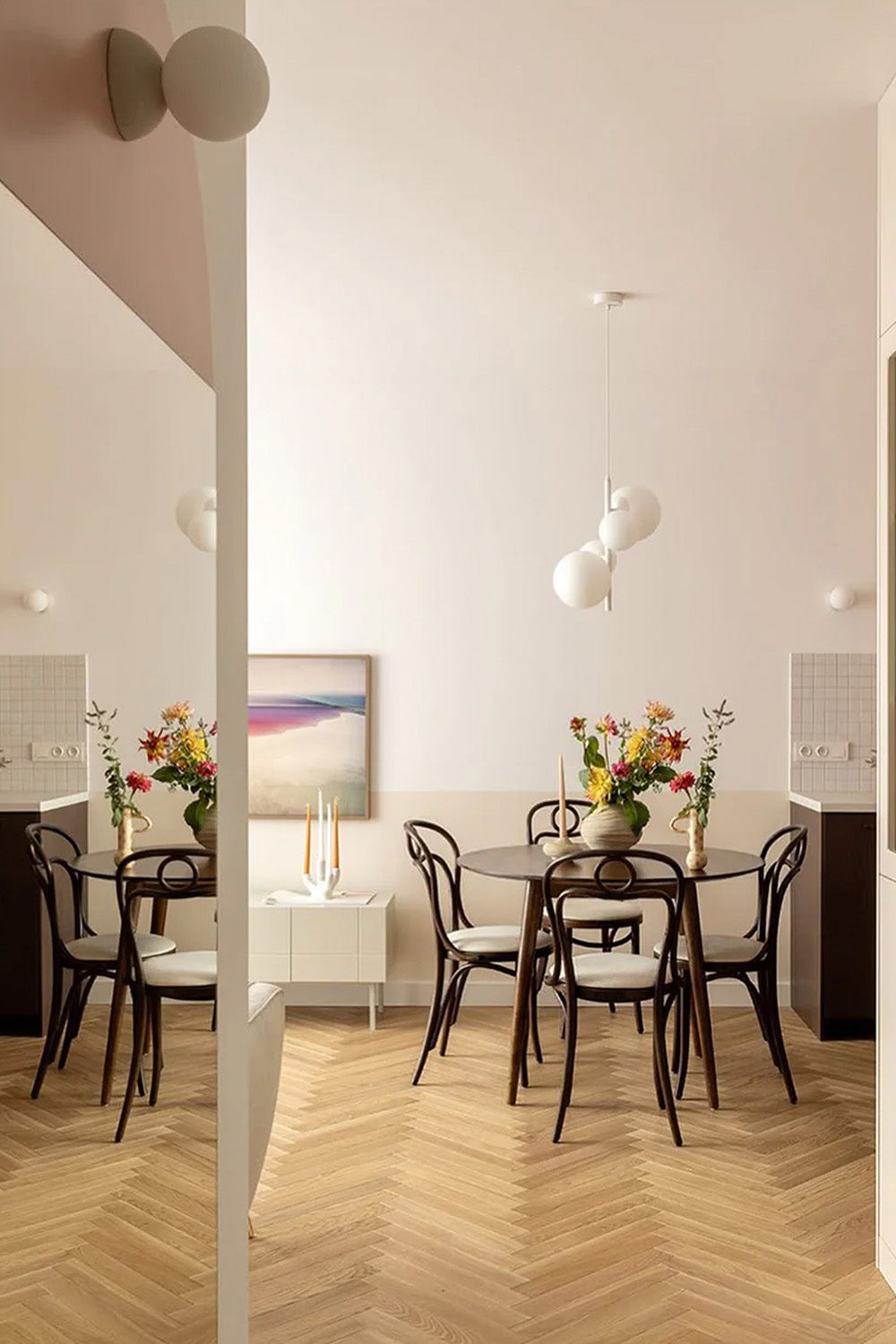 Floral Sarkıt - Beyaz - 6