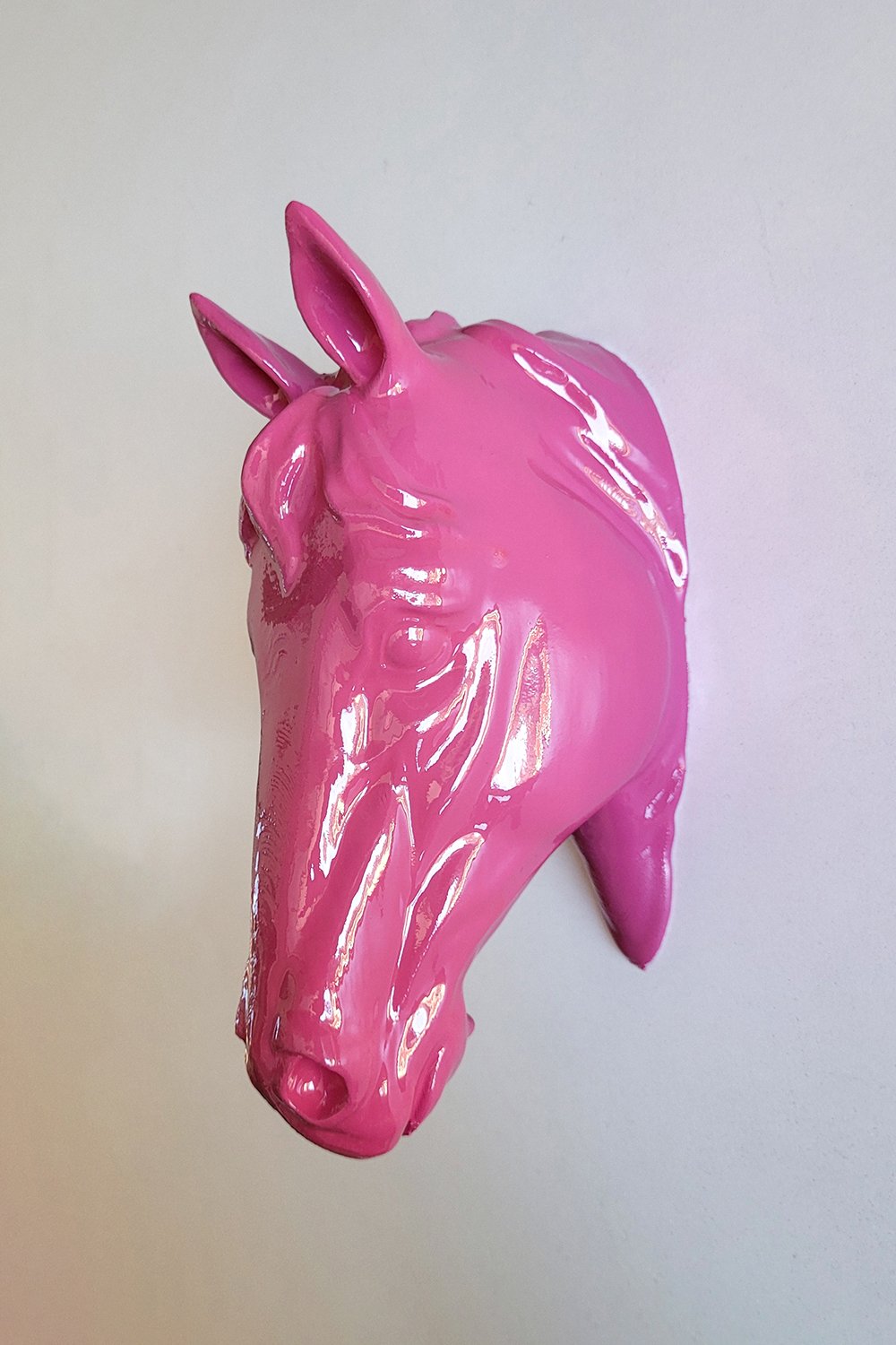 At Kafası Duvar Figürü | Begonvil - 3