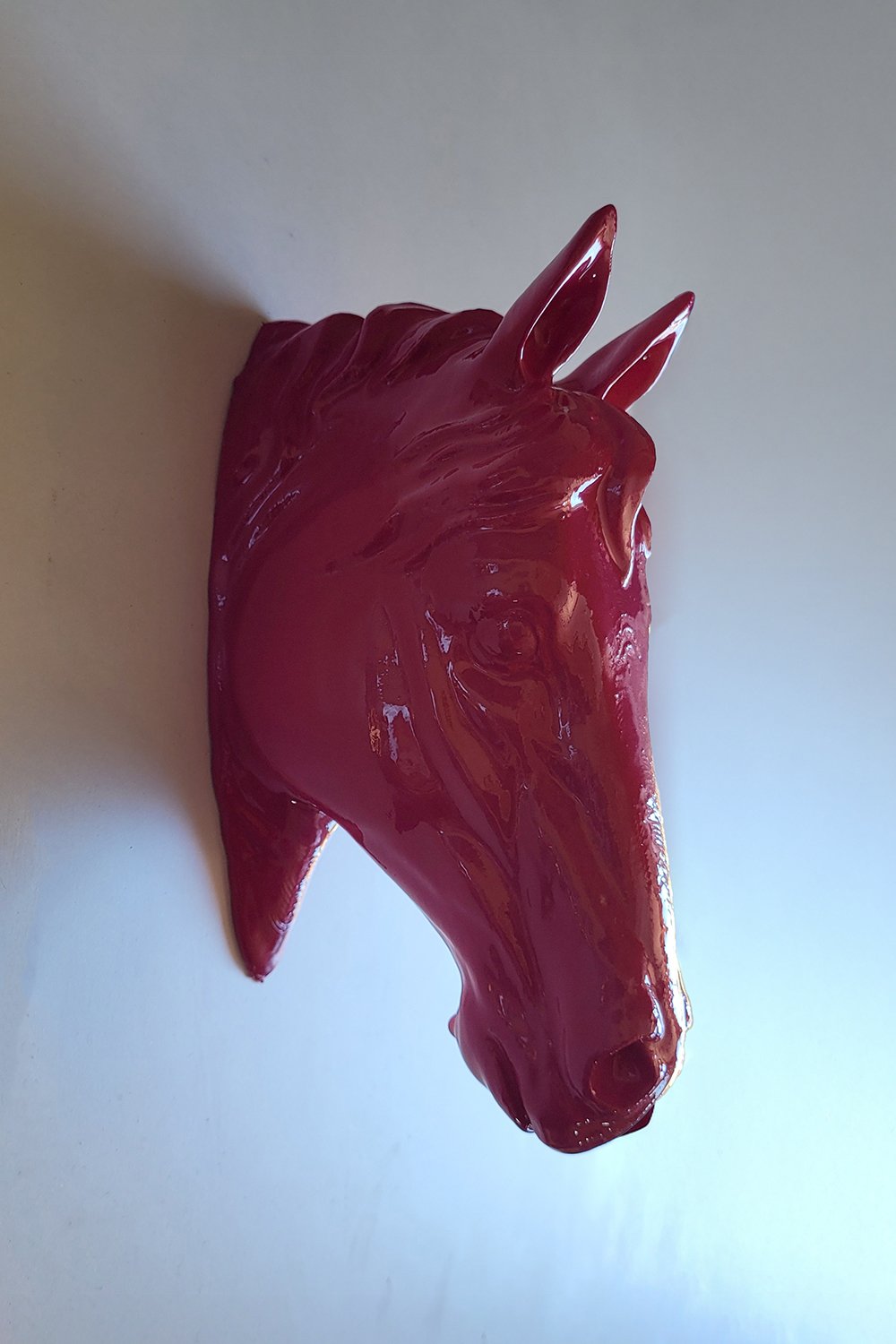 At Kafası Duvar Figürü | Begonvil - 4