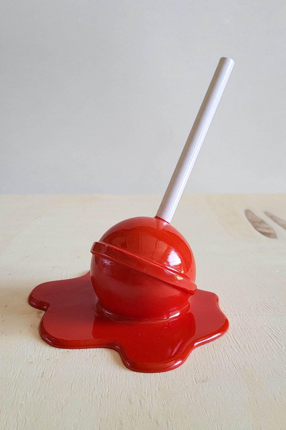 Erimiş Lolipop Yüzük Tutacağı | Kırmızı - 4