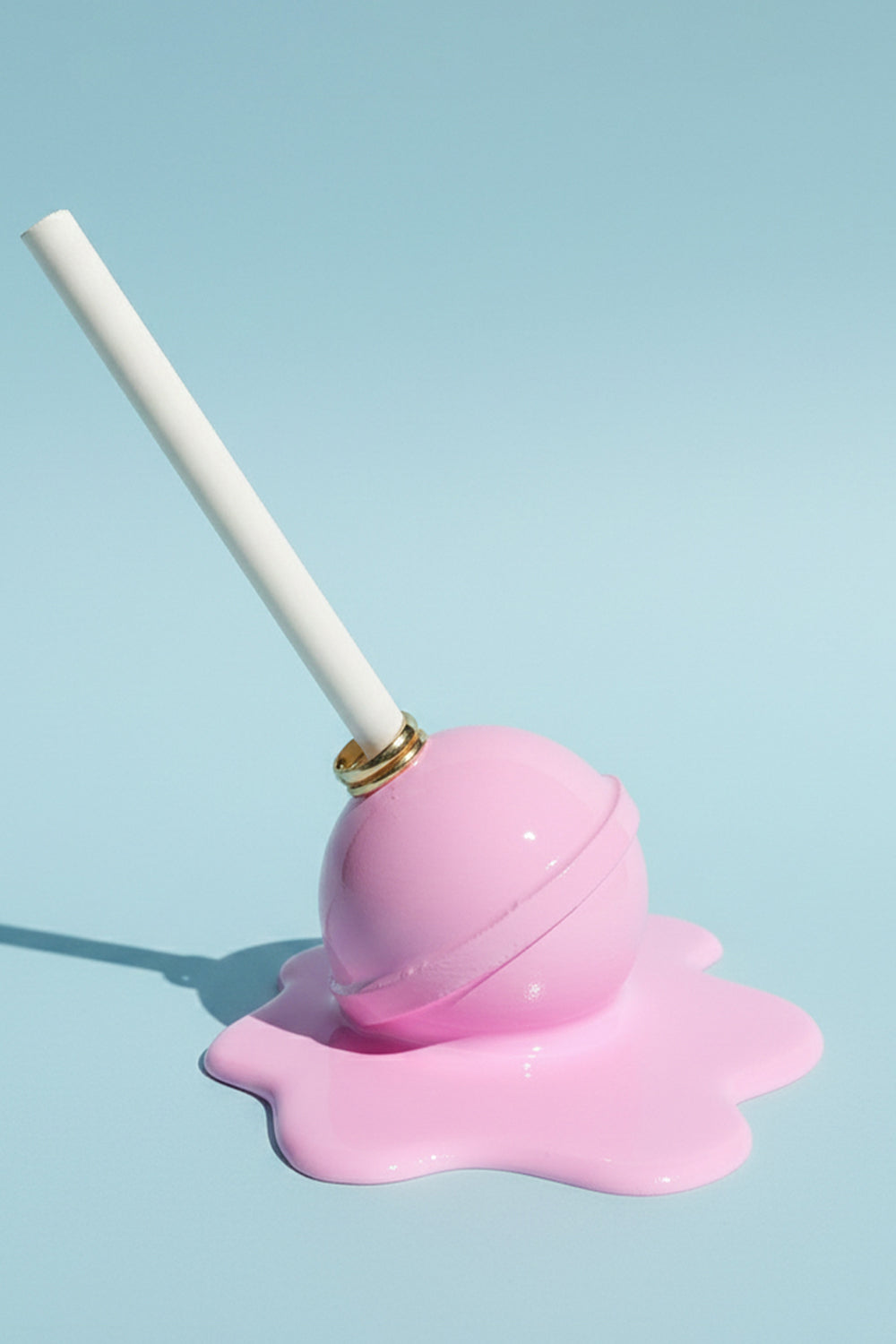 Erimiş Lolipop Yüzük Tutacağı | Pastel Pembe - 0