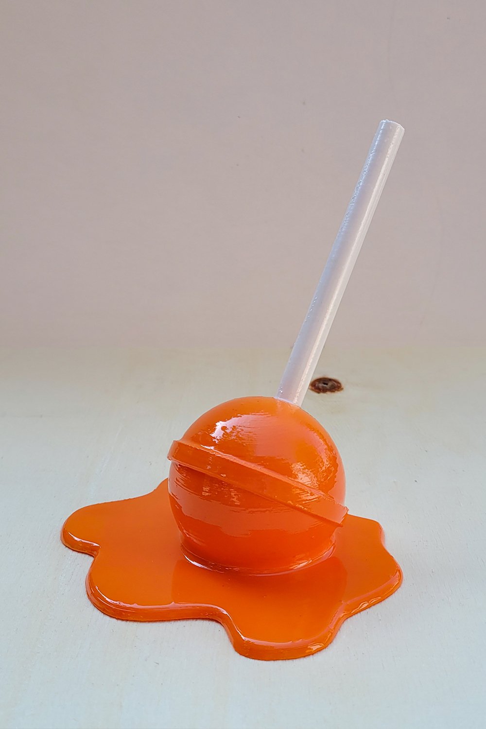 Erimiş Lolipop Yüzük Tutacağı | Turuncu - 5