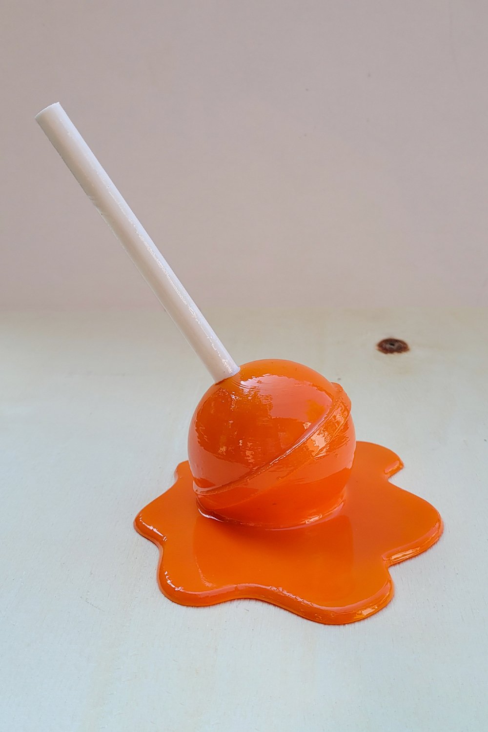 Erimiş Lolipop Yüzük Tutacağı | Turuncu - 6