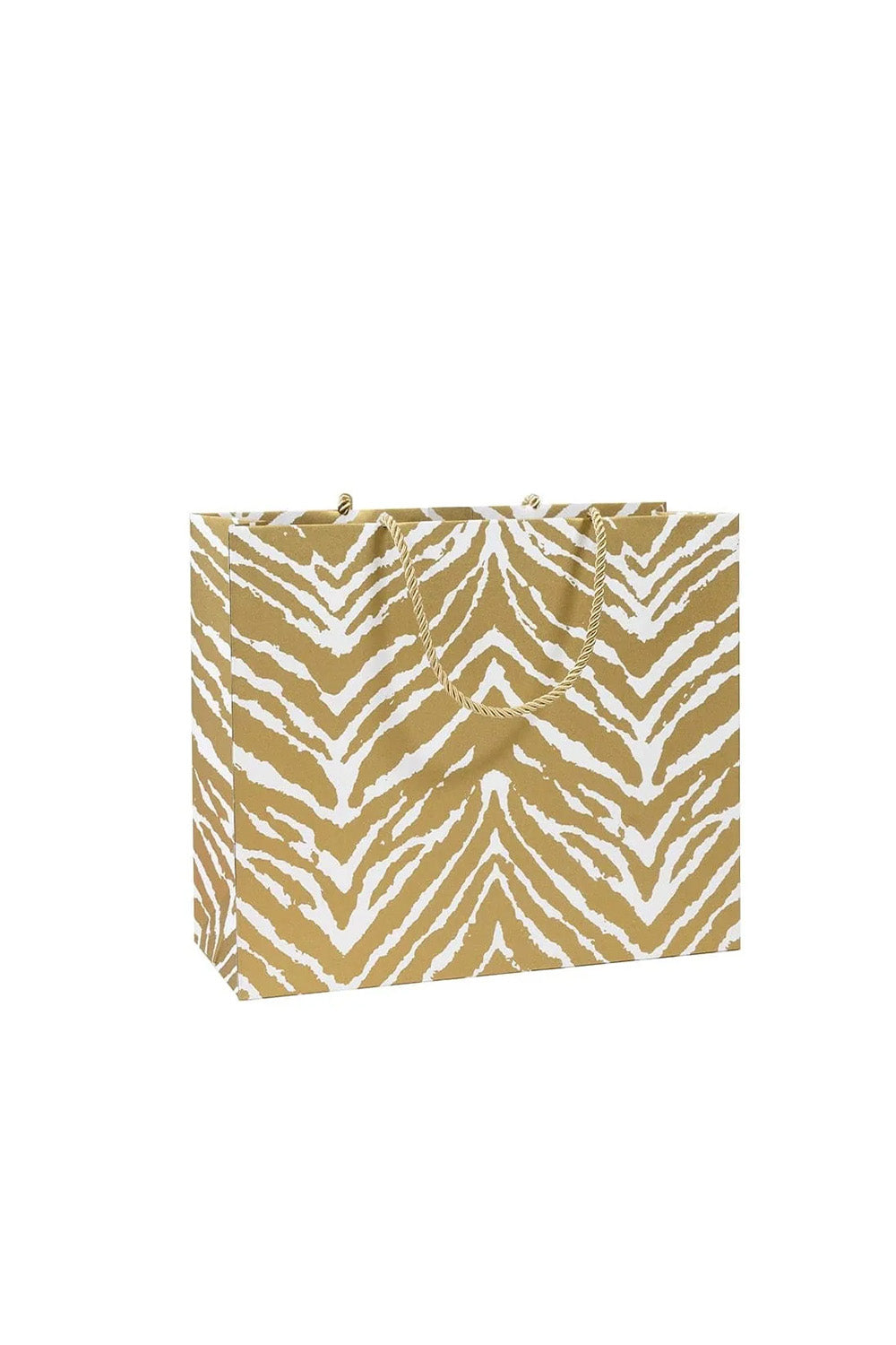 Go Wild Gold & White Large Gift Bag - Each - 0