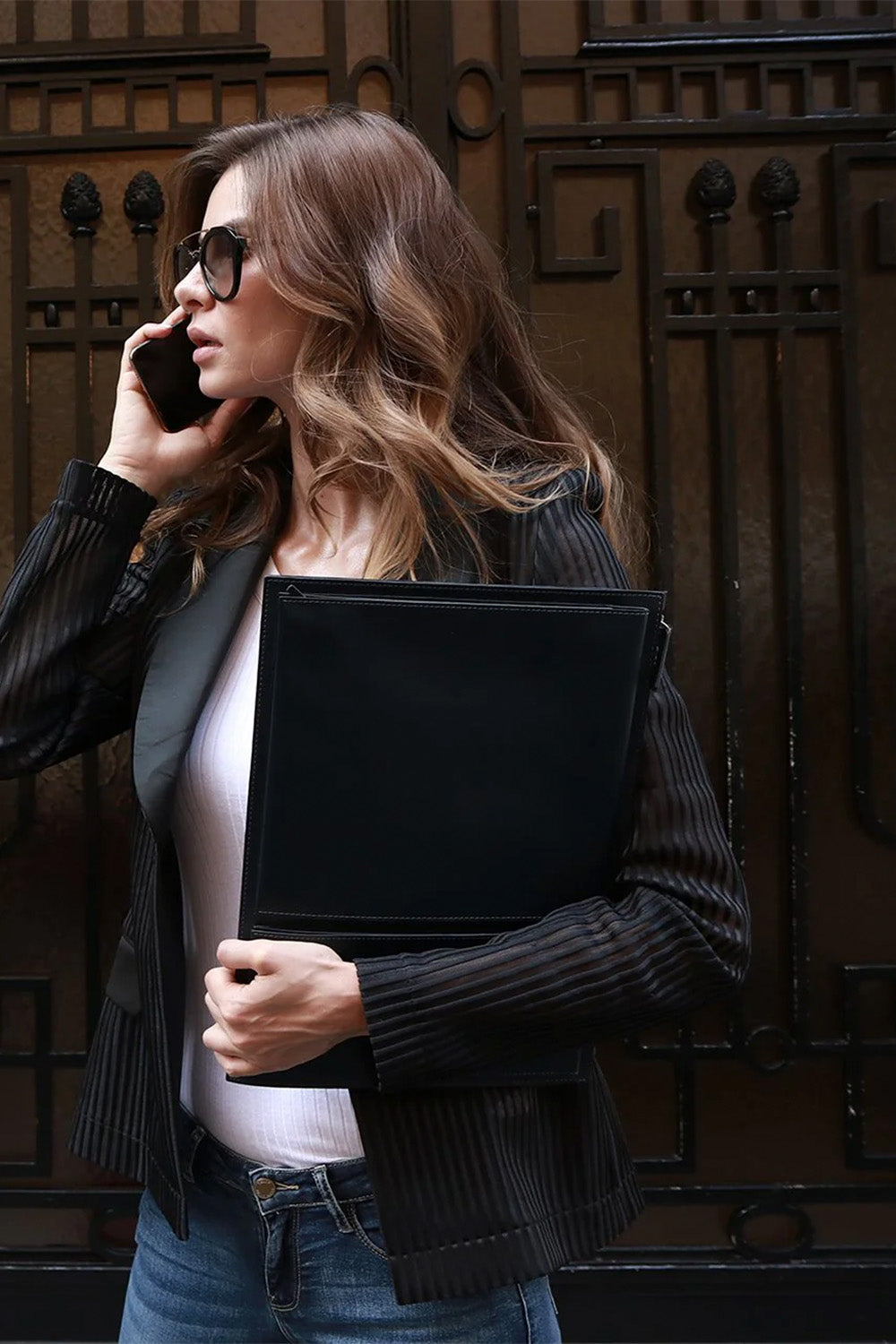 Flat 14'' Laptop Kılıfı Koyu Mavi - 5