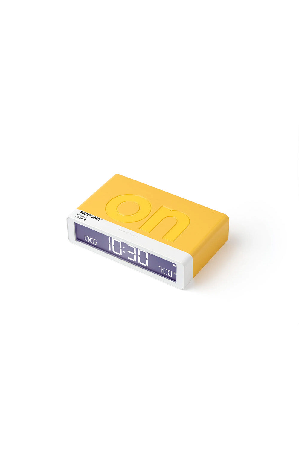 X Pantone Flip Klasik şarj Edilebilir Alarm Saat Sarı - 1