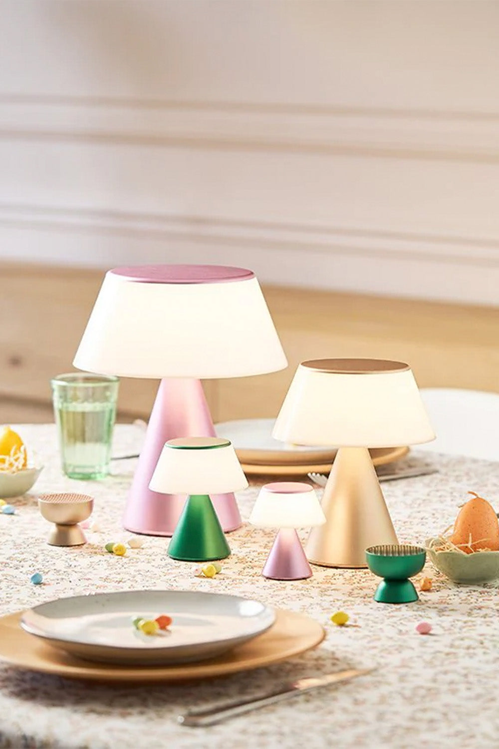 Luma Xl Led Lamba Metalik Gri - 4