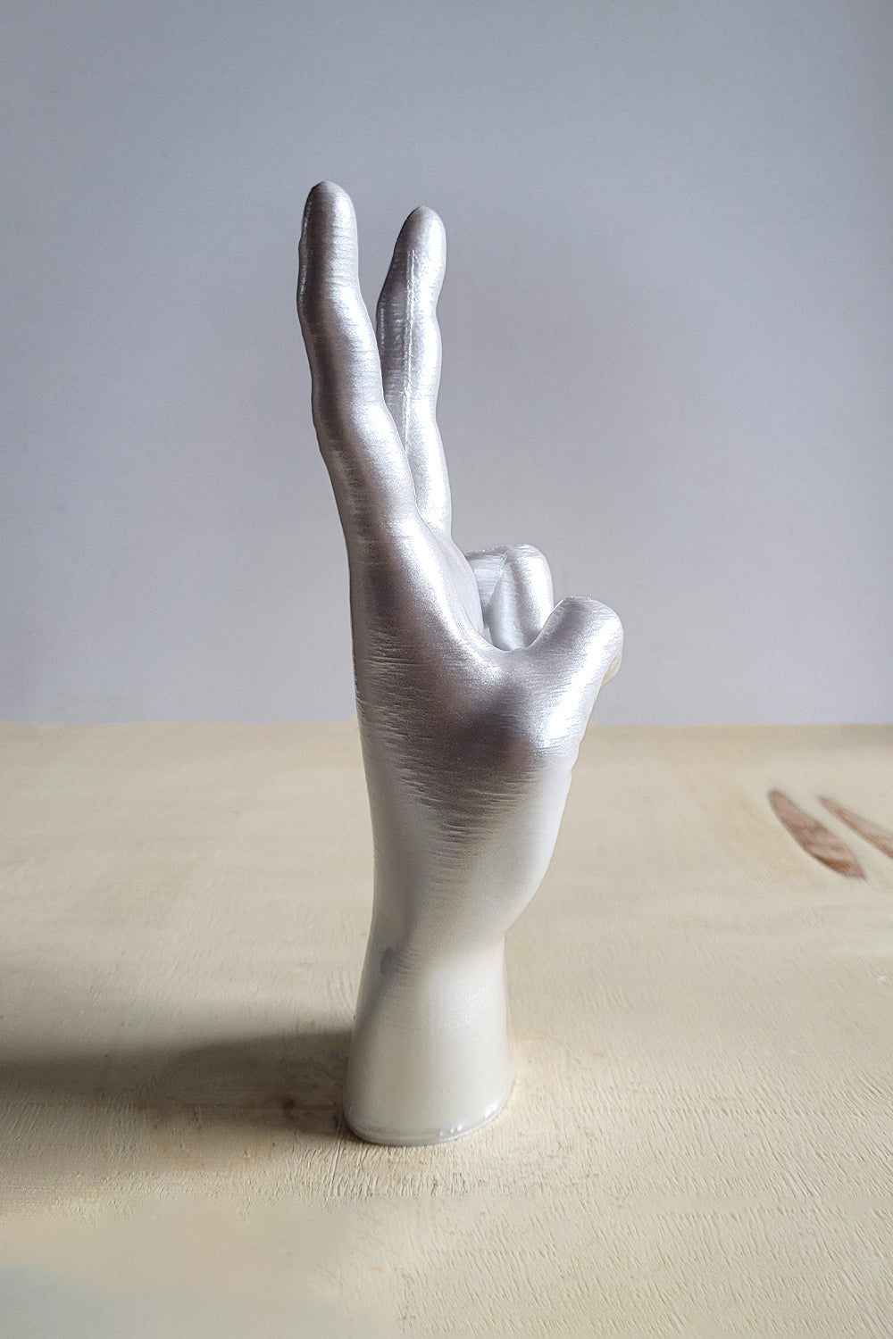 Barış El Figürü V2 | İnci Beyazı - 4