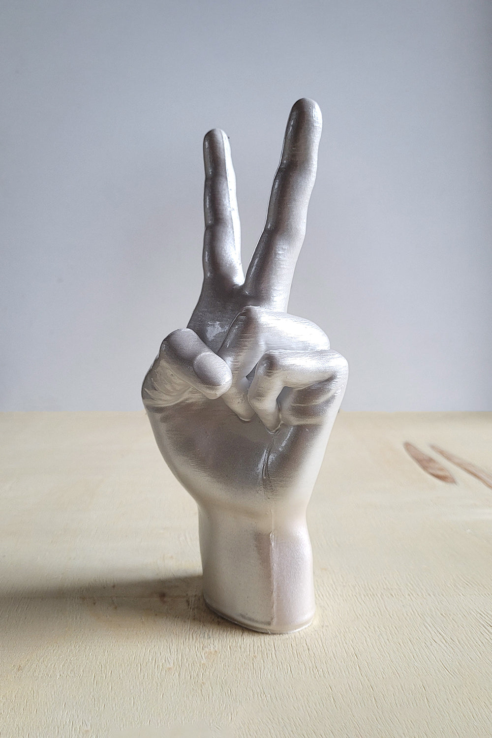 Barış El Figürü V2 | İnci Beyazı - 5