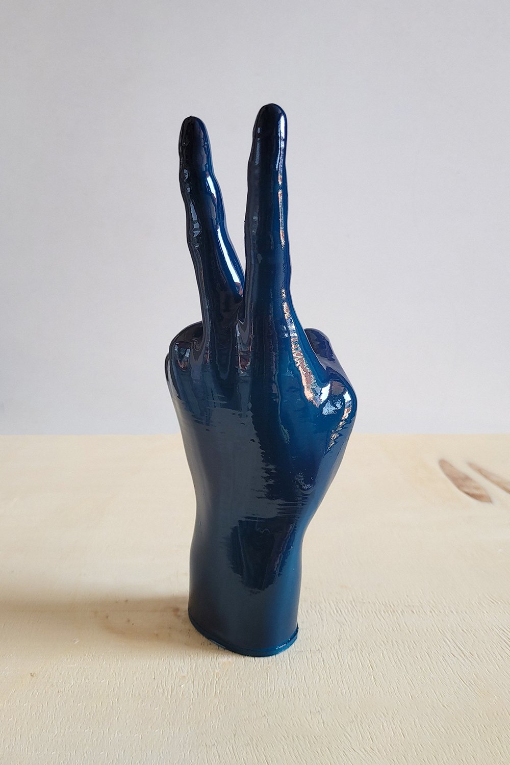 Barış El Figürü V2 | Okyanus Mavi - 5