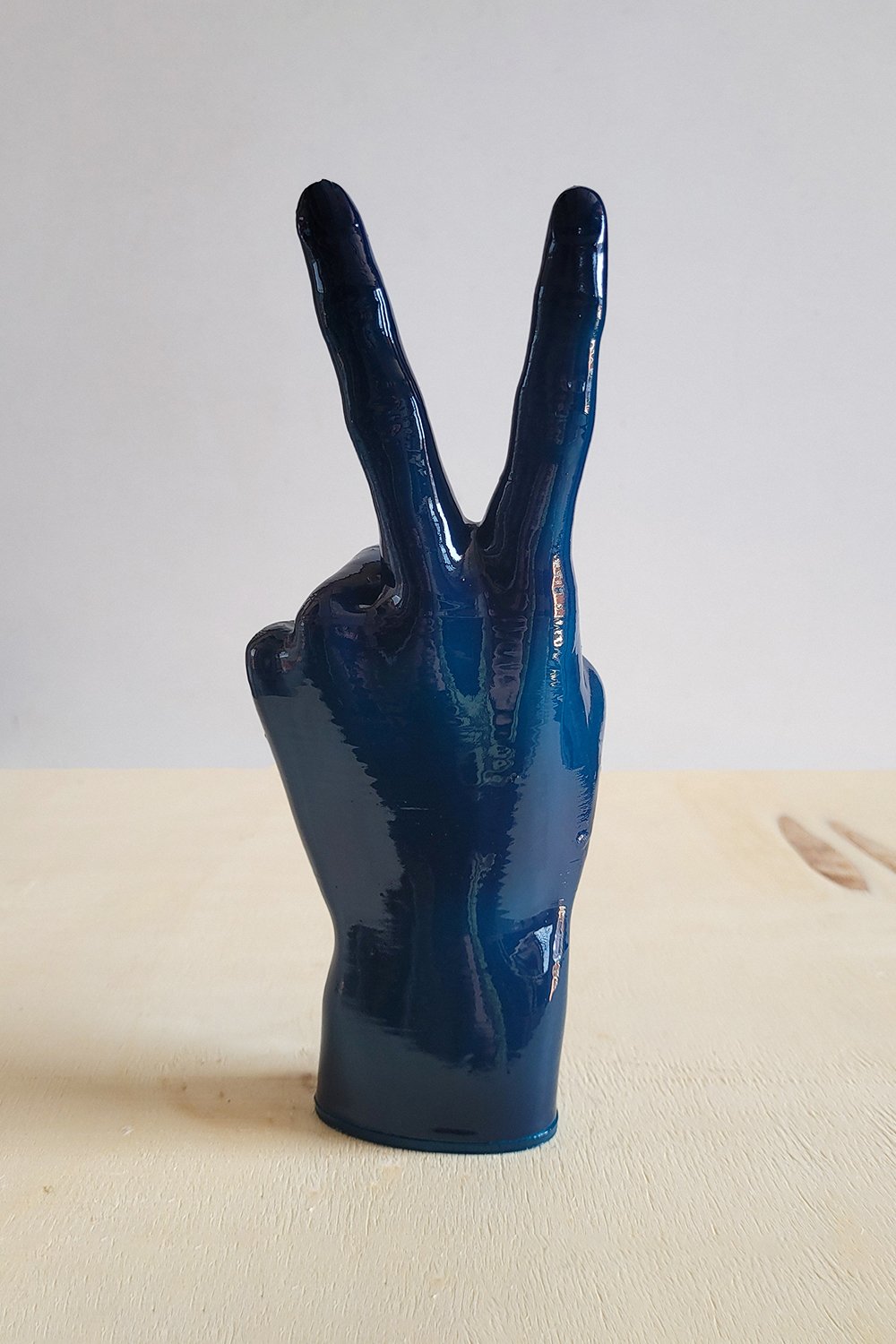 Barış El Figürü V2 | Okyanus Mavi - 6