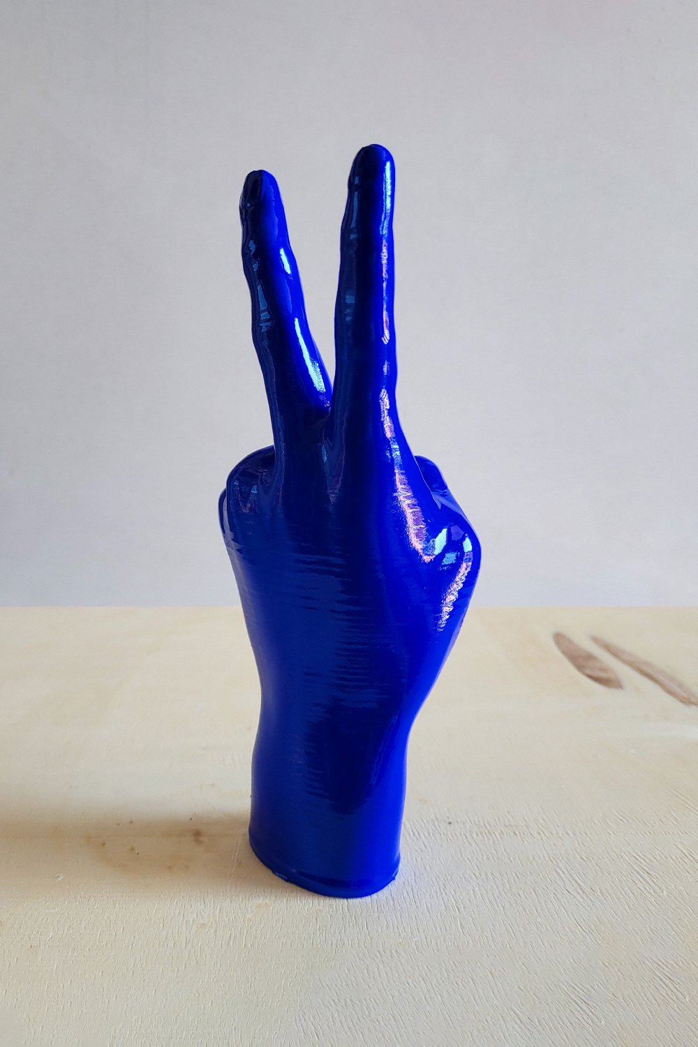 Barış El Figürü V2 | Ultramarin - 4