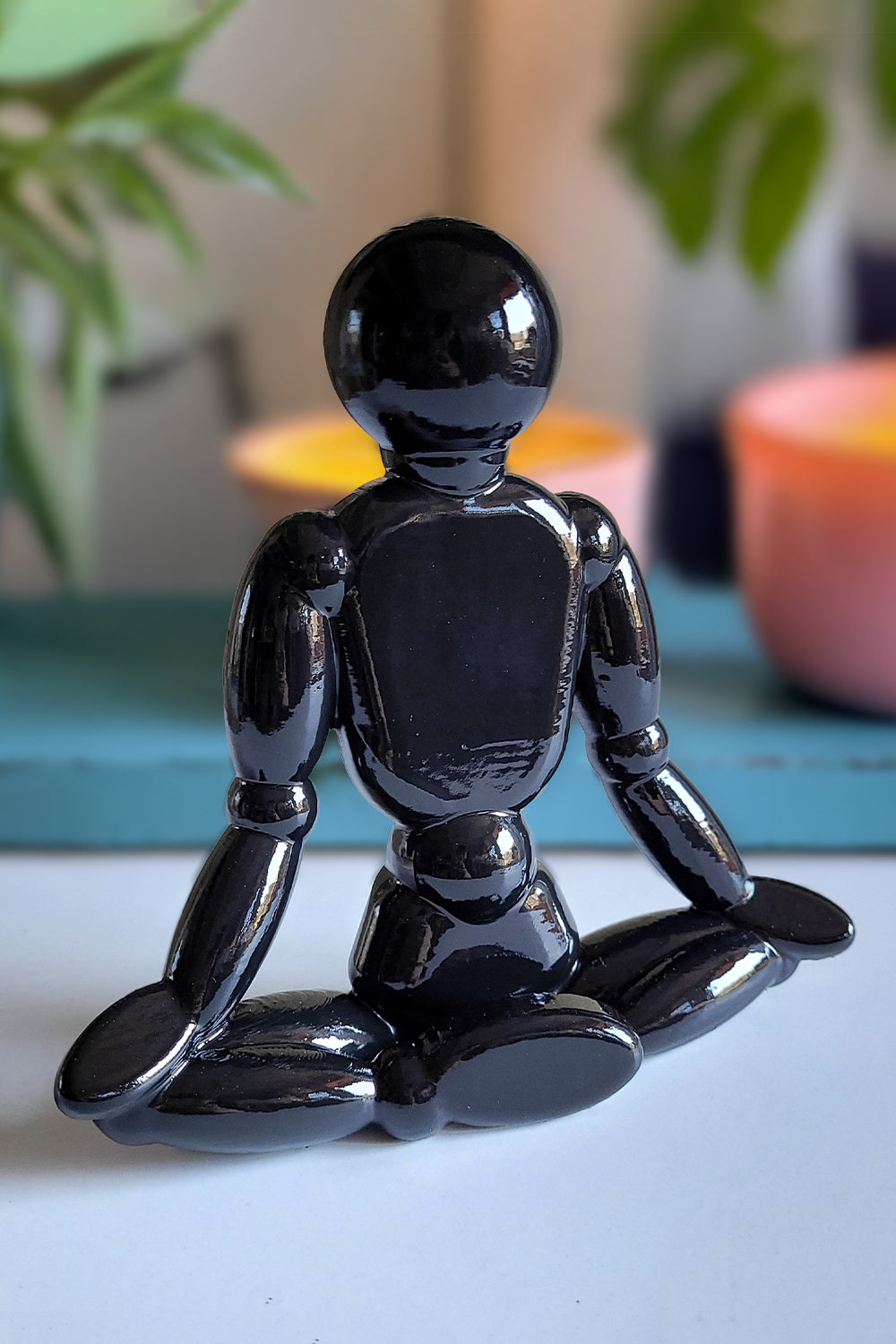 Yoga Lotus Pozu Model | Siyah - 4