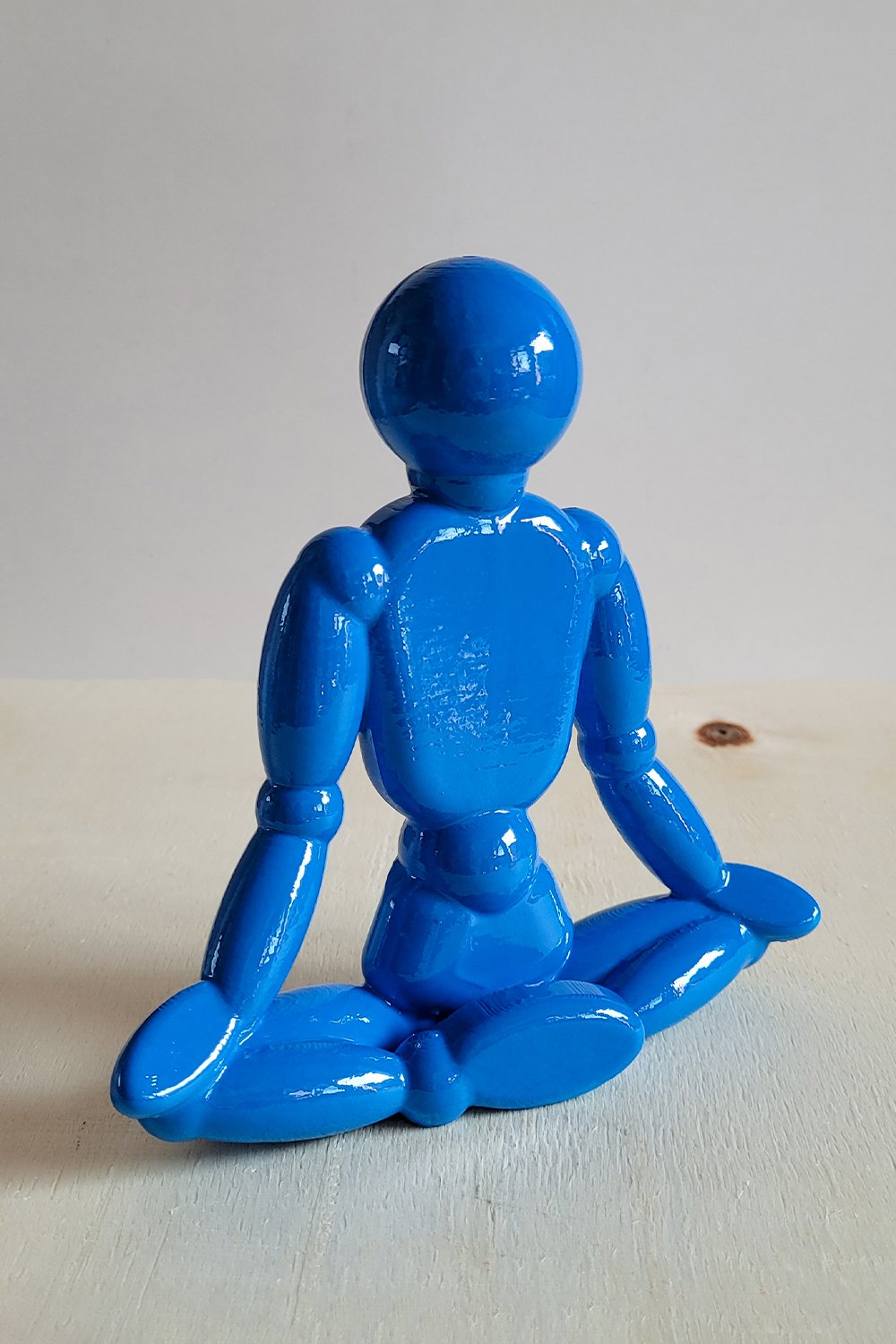 Yoga Lotus Pozu Model | Mavi - 5