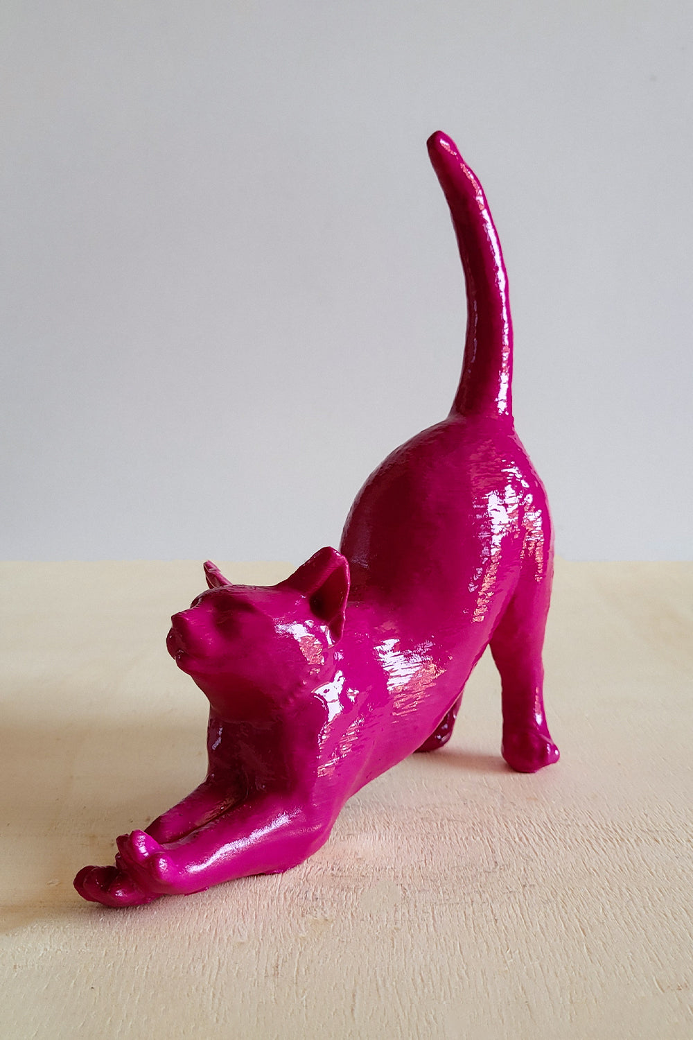 Esneyen Kedi Yüzük Düzenleyici | Fuşya - 5