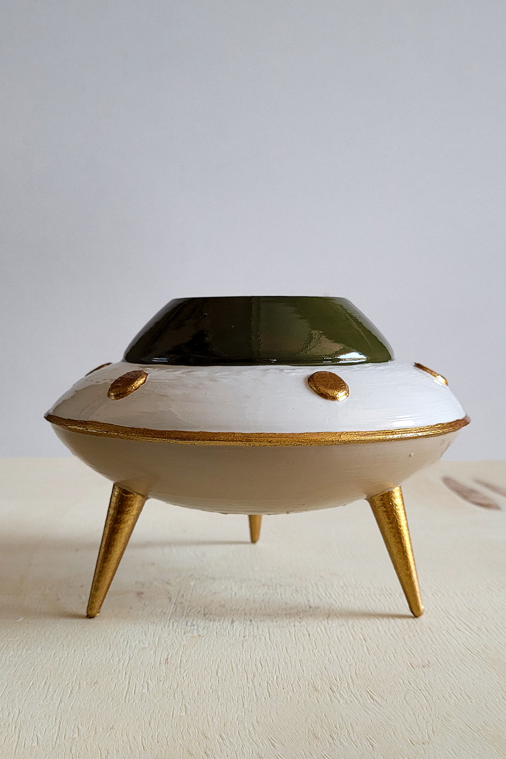 Ufo Mini Saksı | Bej - 4