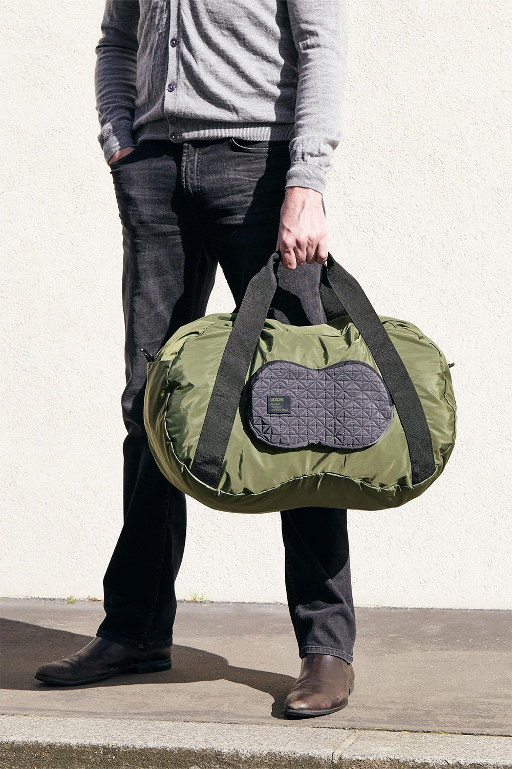 Peanut Duffle Seyahat çantası Metalik Gri - 4