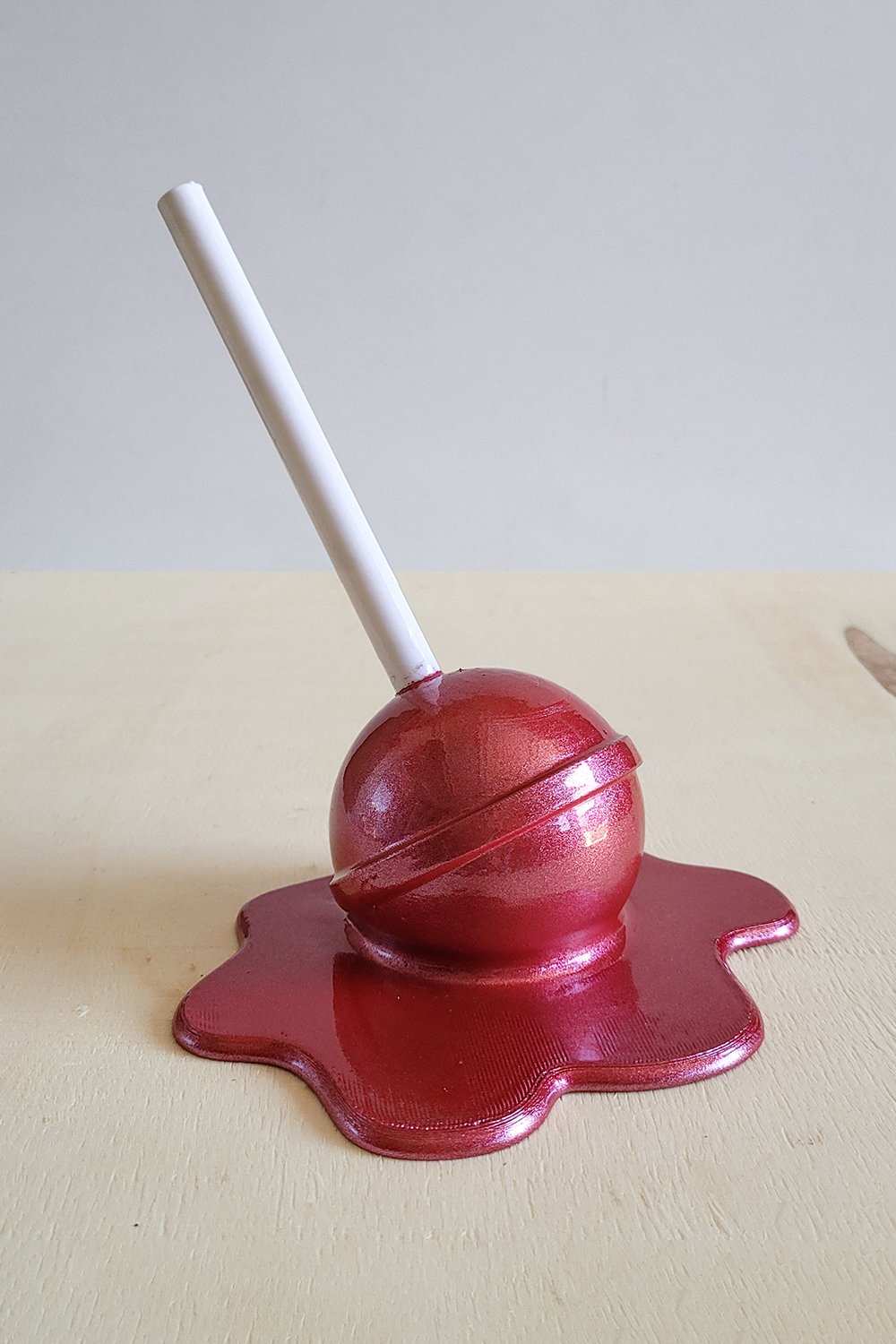 Erimiş Lolipop Yüzük Tutacağı | Elma Şekeri - 4