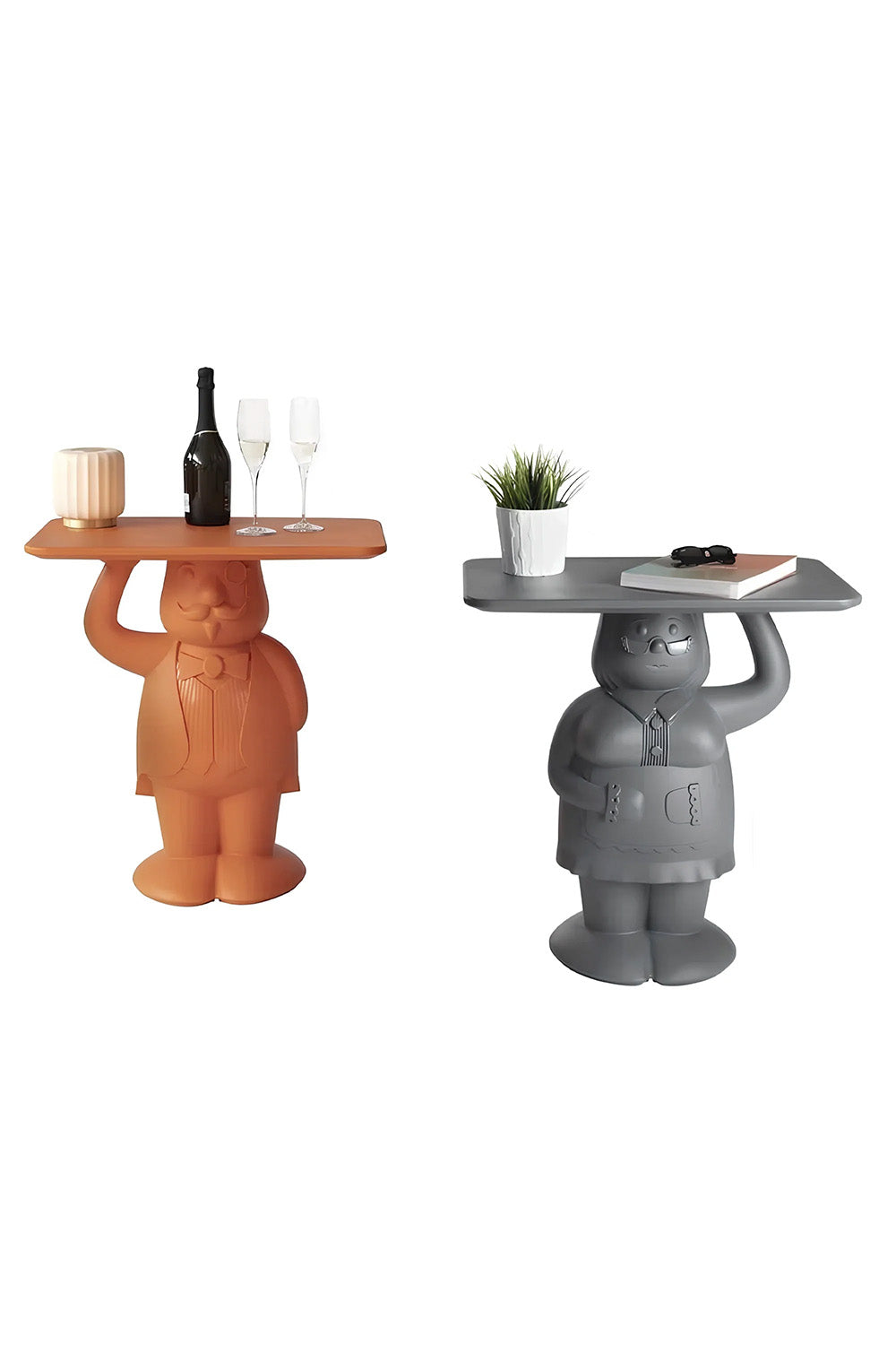 Together Balkabağı Turuncusu Sehpa - 1