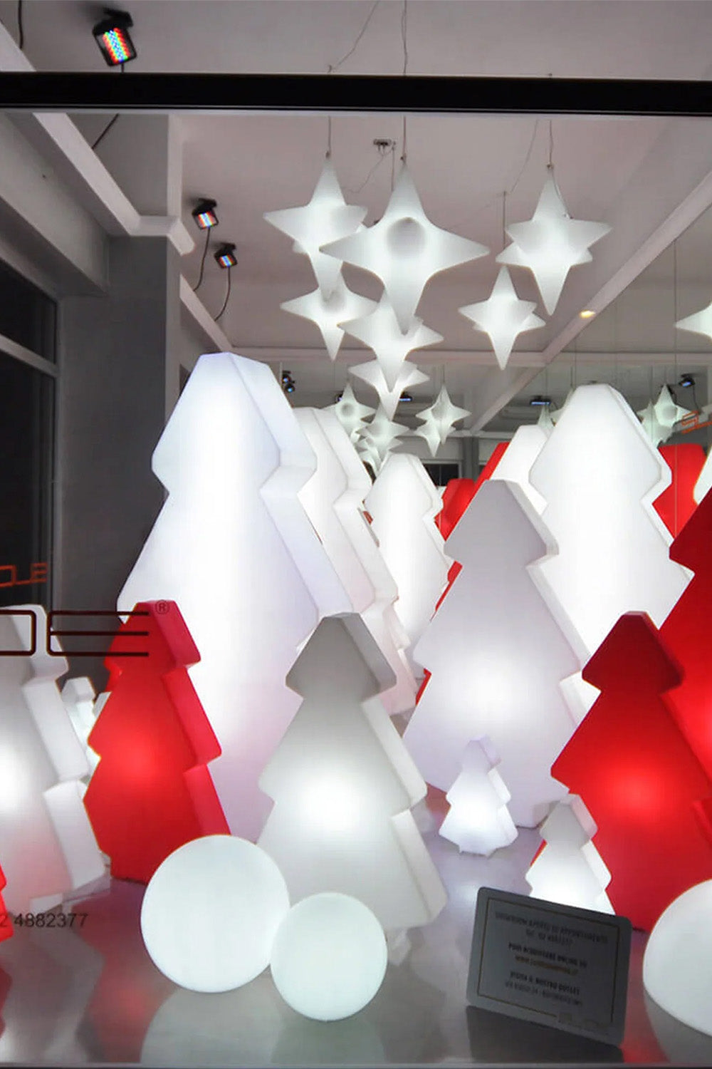 Lightree Beyaz Işıklı Dekoratif Yılbaşı Ağacı (H 150cm) - 4