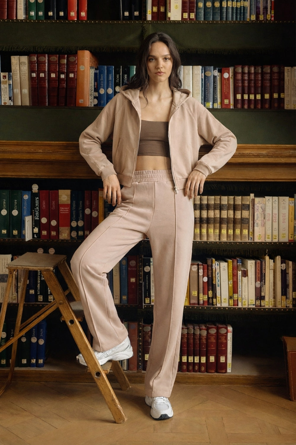 Bej Lubna Pantolon - 0