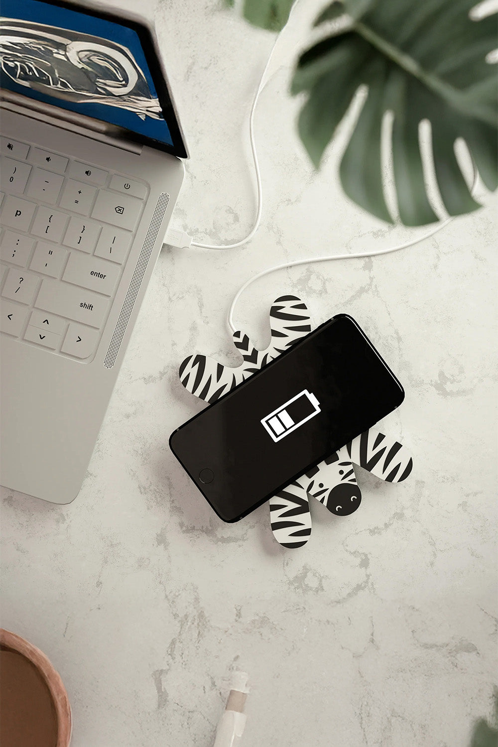 Mustard Zebra Kablosuz şarj Cihazı - 1