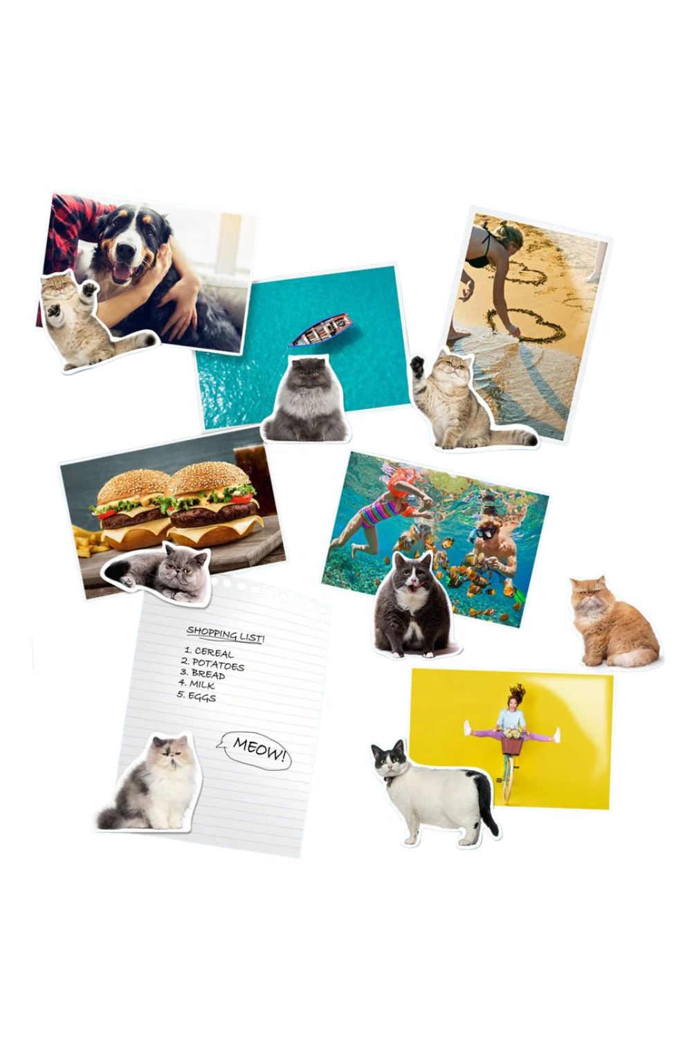 Mustard şişman Kediler Magnet - 2