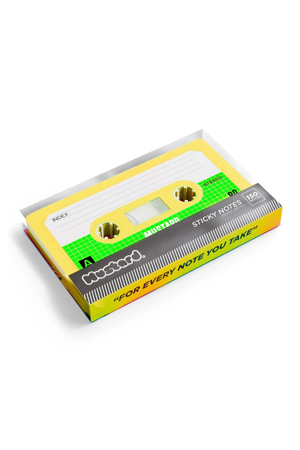 Mustard Kaset Sticky Not Kağıdı - 0