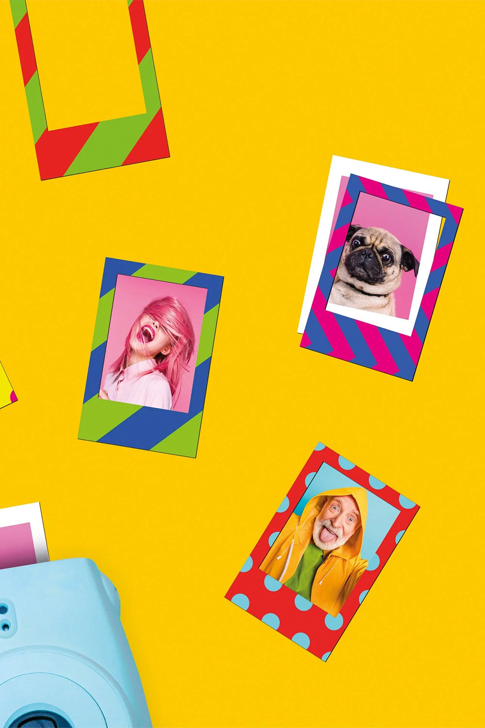 Mustard Party Time çerçeve Magnet Seti - 1