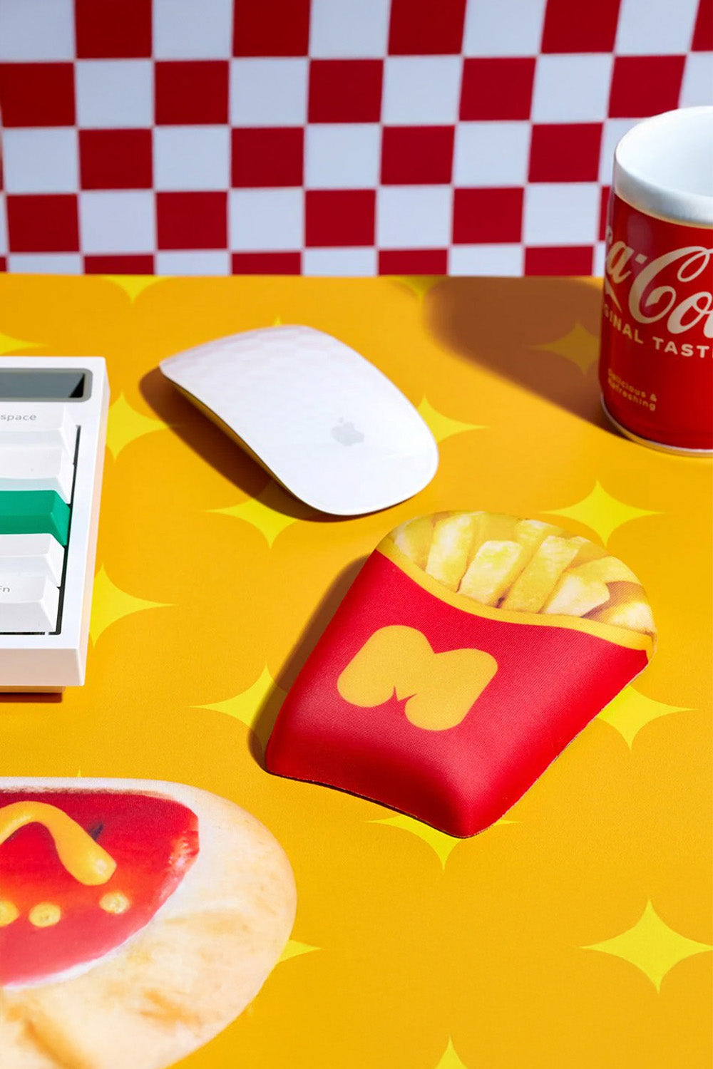 Mustard Fries Mouse Silikon Bilek Desteği - 2