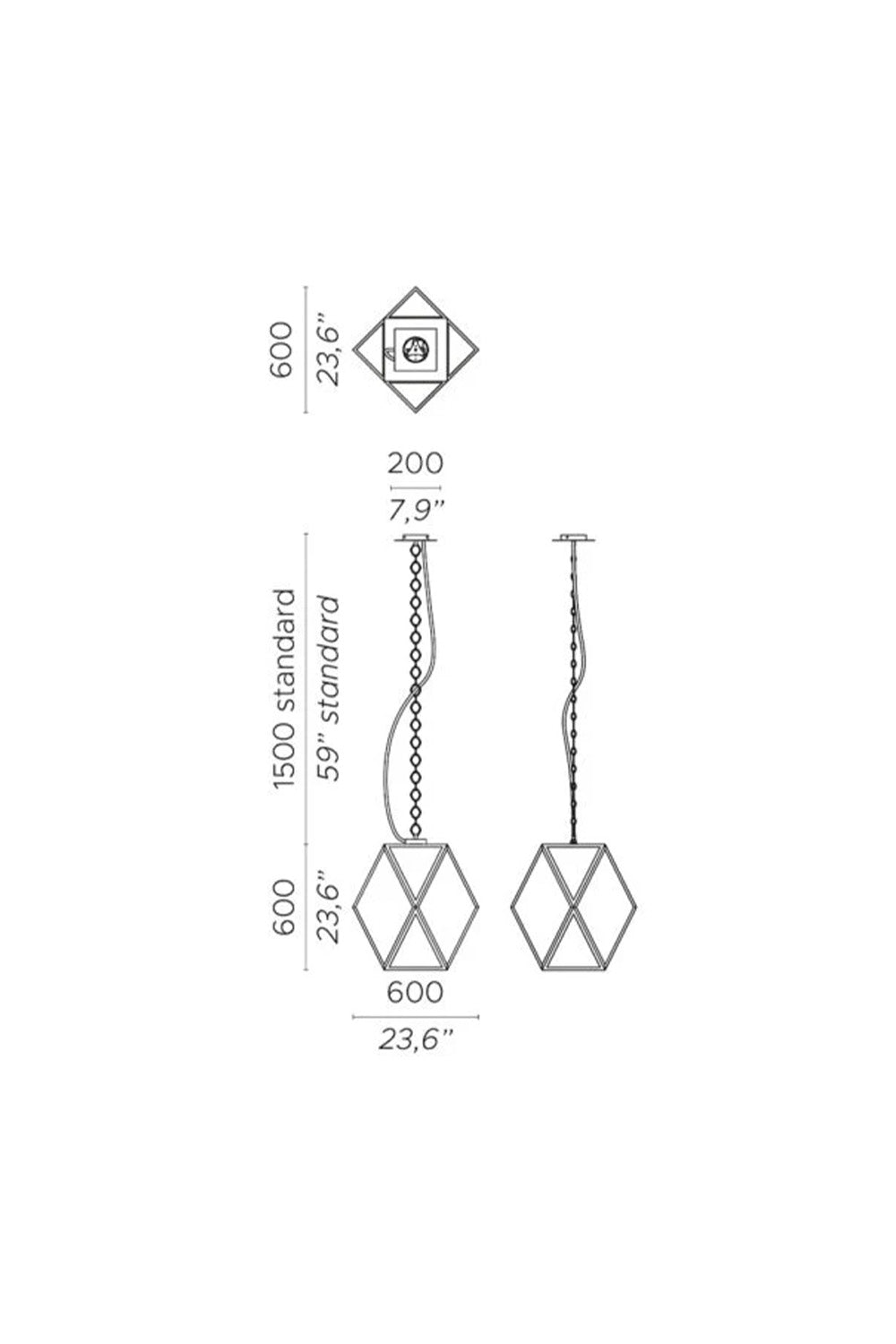 Muse Dış Mekan Büyük Sarkıt 1l Si̇yah - 3