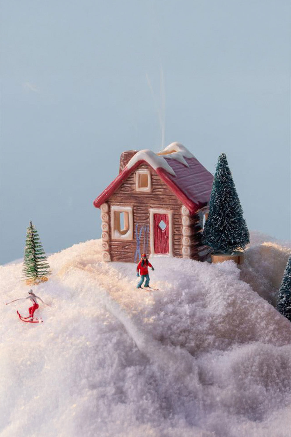 House Cone Incense & Tea Light Holder Tütsülük Alpine Chalet - 1