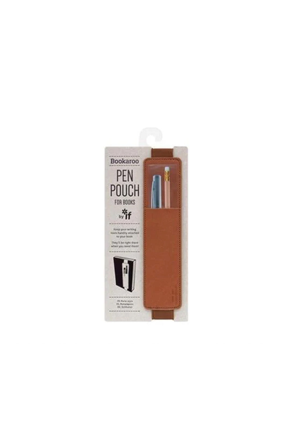 İF Bookaroo Pen Pouch Defter Üstü Kalemlik Brown Kahverengi - 0