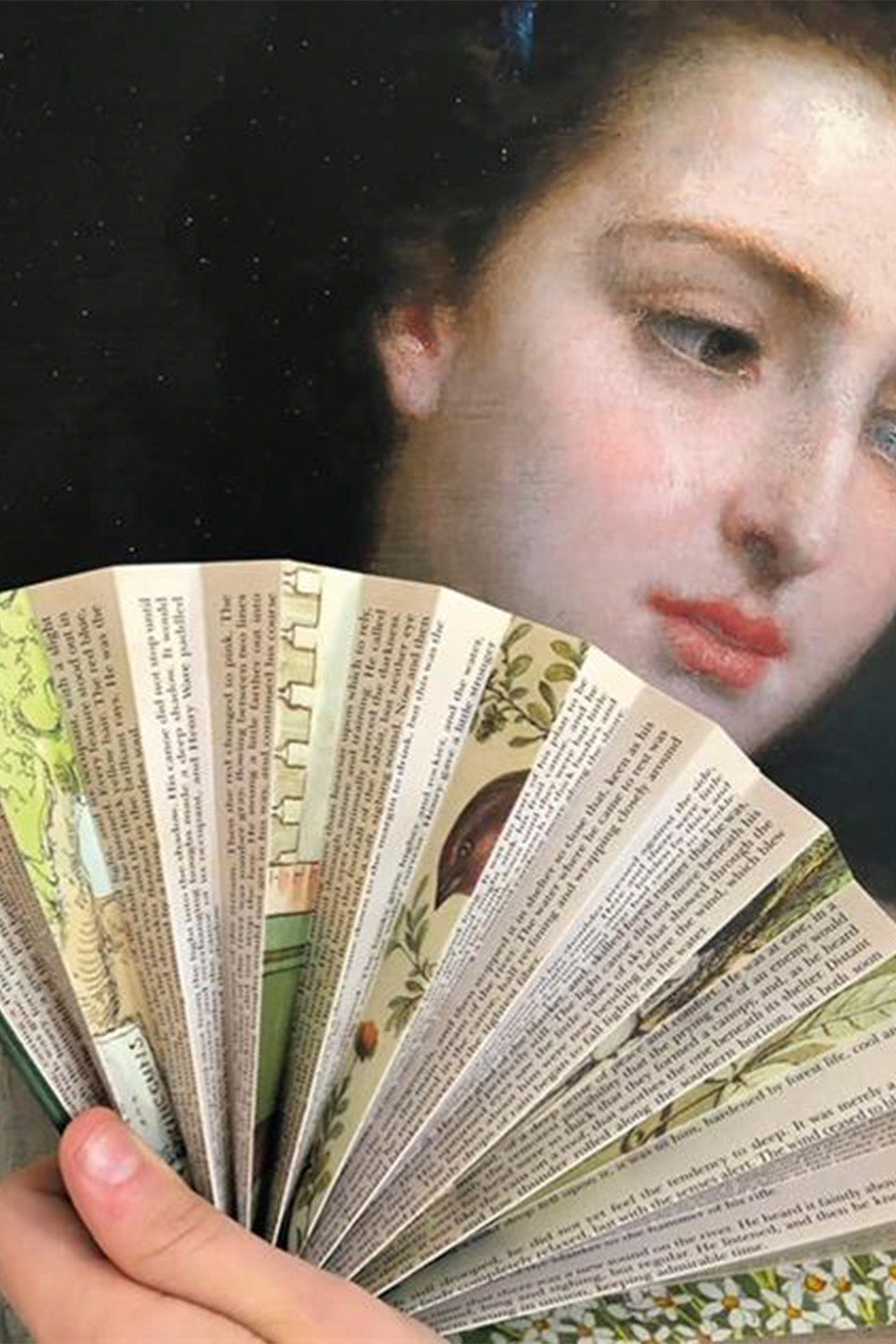 İF Kitap Şeklinde Yelpaze Romantasy - 1