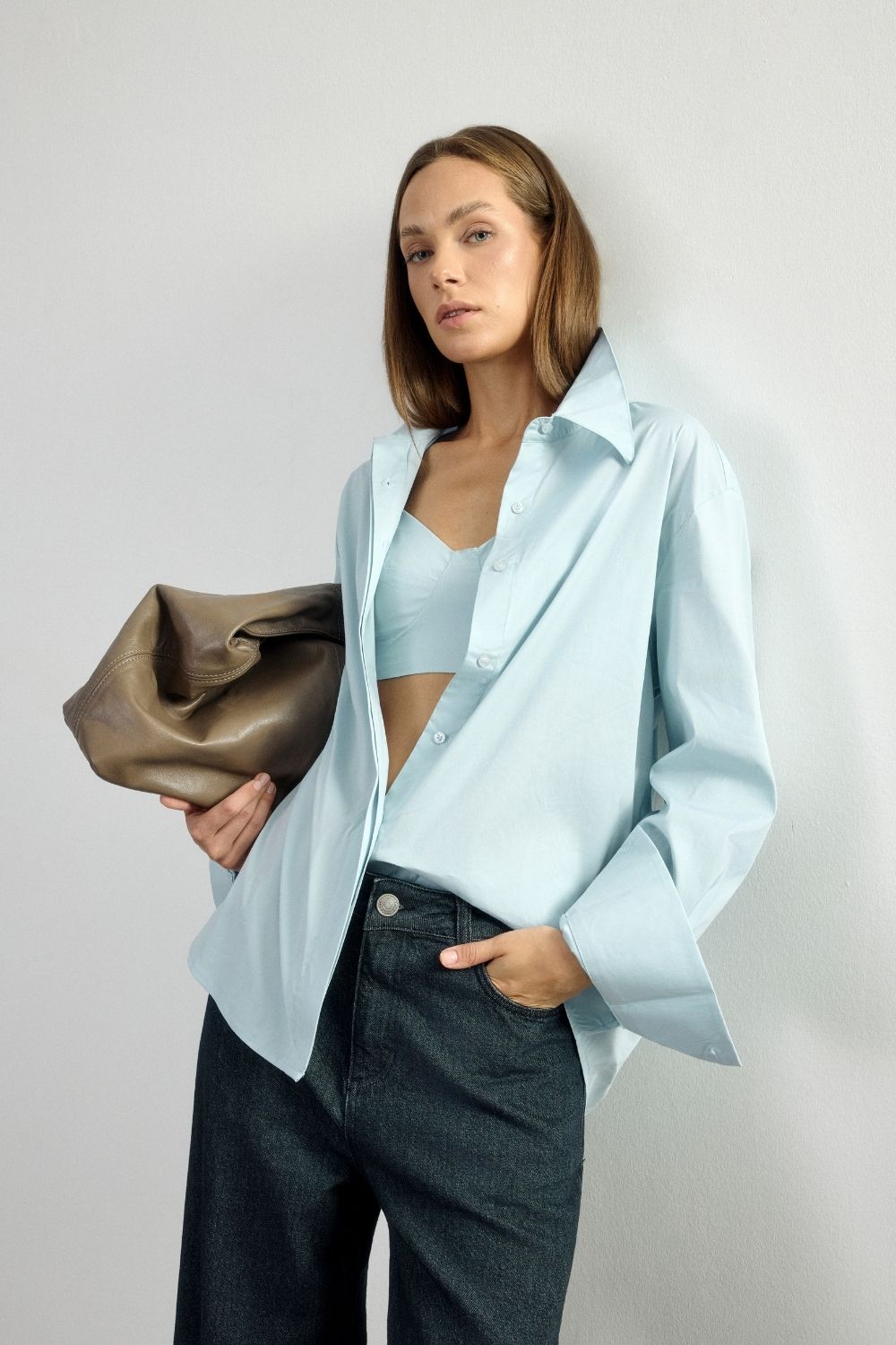 Oversize Blue Shirt - 1