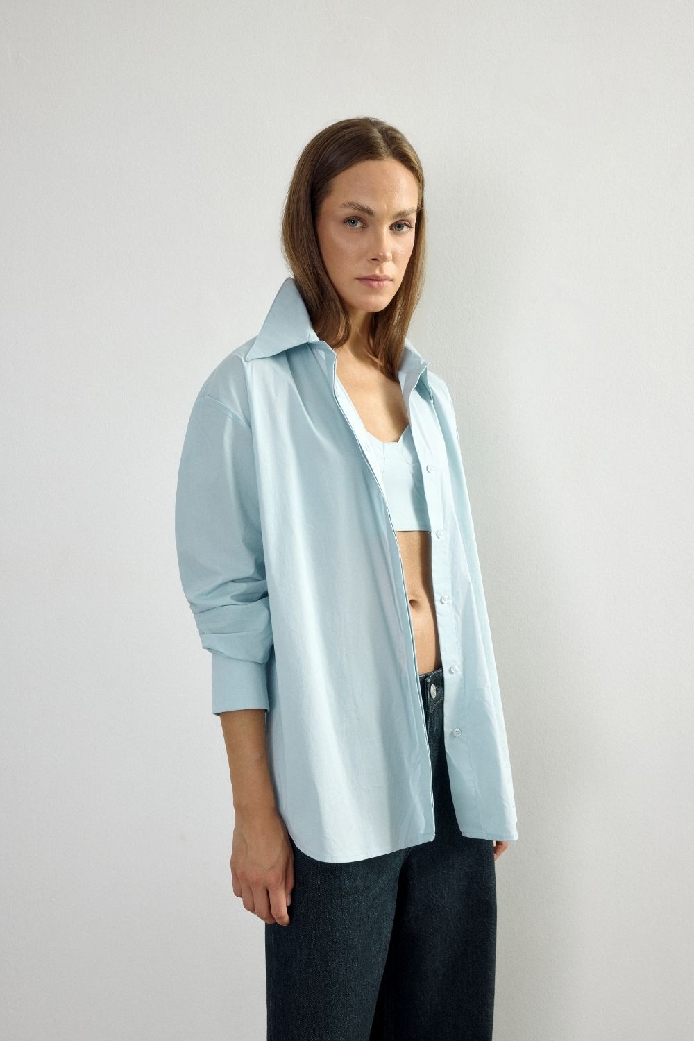 Oversize Blue Shirt - 2