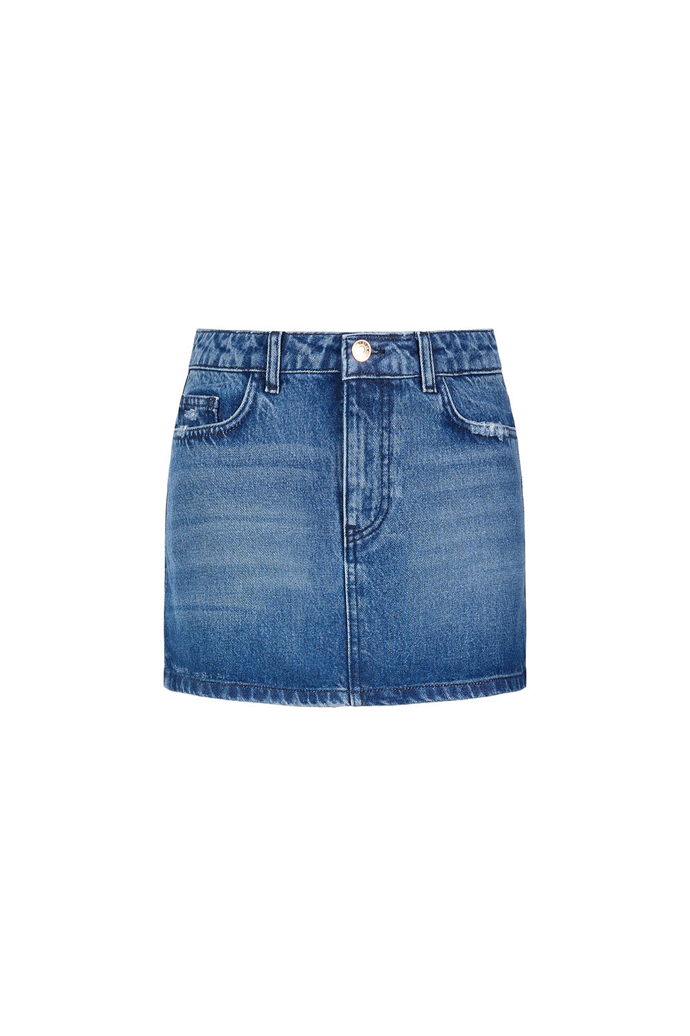 Blue Denim Skirt 1 - 5