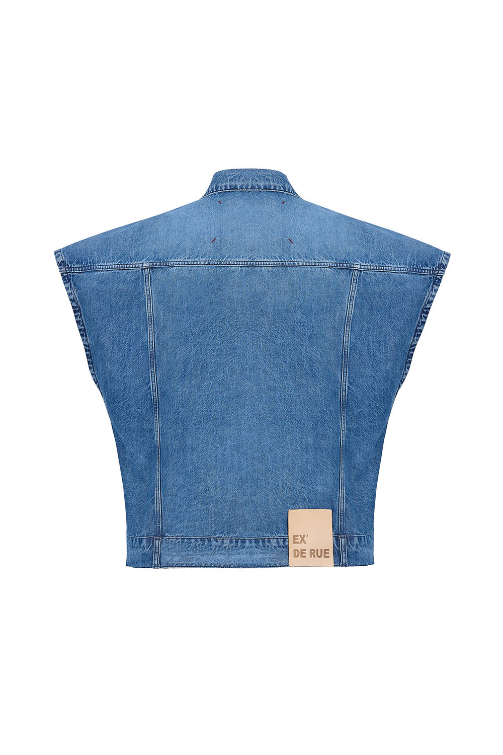 Blue Denim Vest 2 - 8