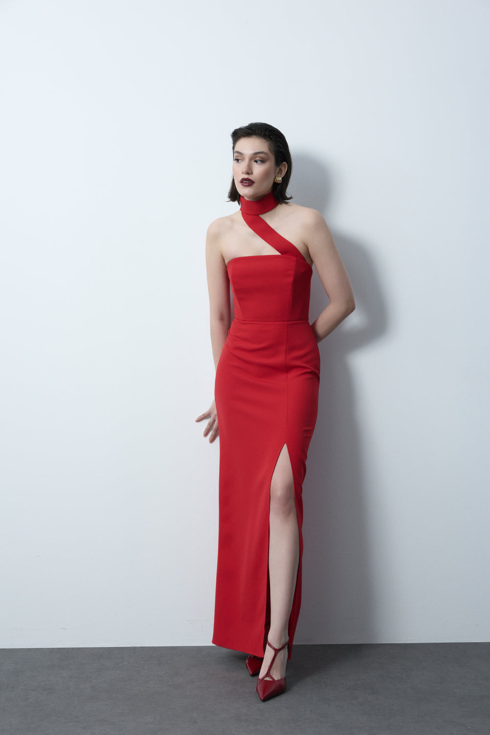 Caroline Red Dress - 1