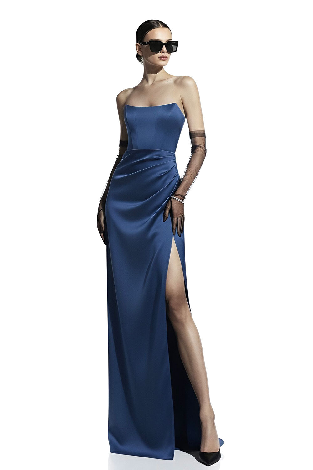 Gaia Livid Mavi Elbise - 0
