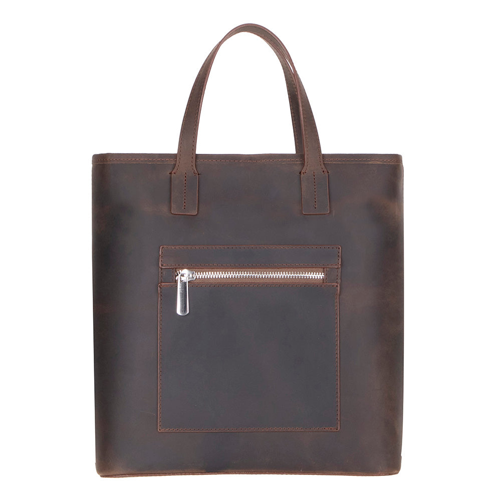 Bloom Tote Valetto Sienna Hakiki Deri Omuz Çantası / Tote Bag - 1