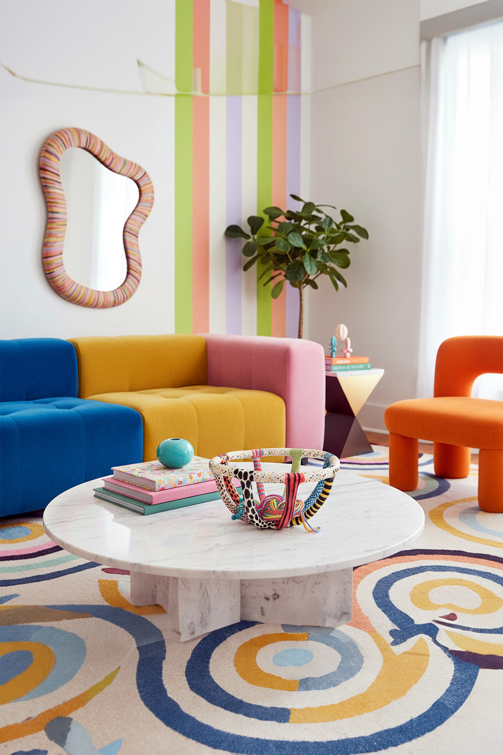 Renkli Seramik Sepet - 3