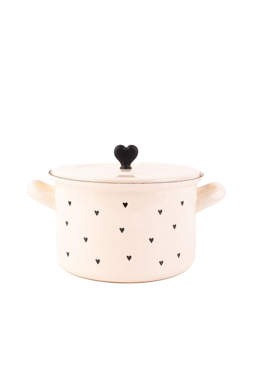 Black Cupid Emaye 20cm Tencere- 3 Litre - 0