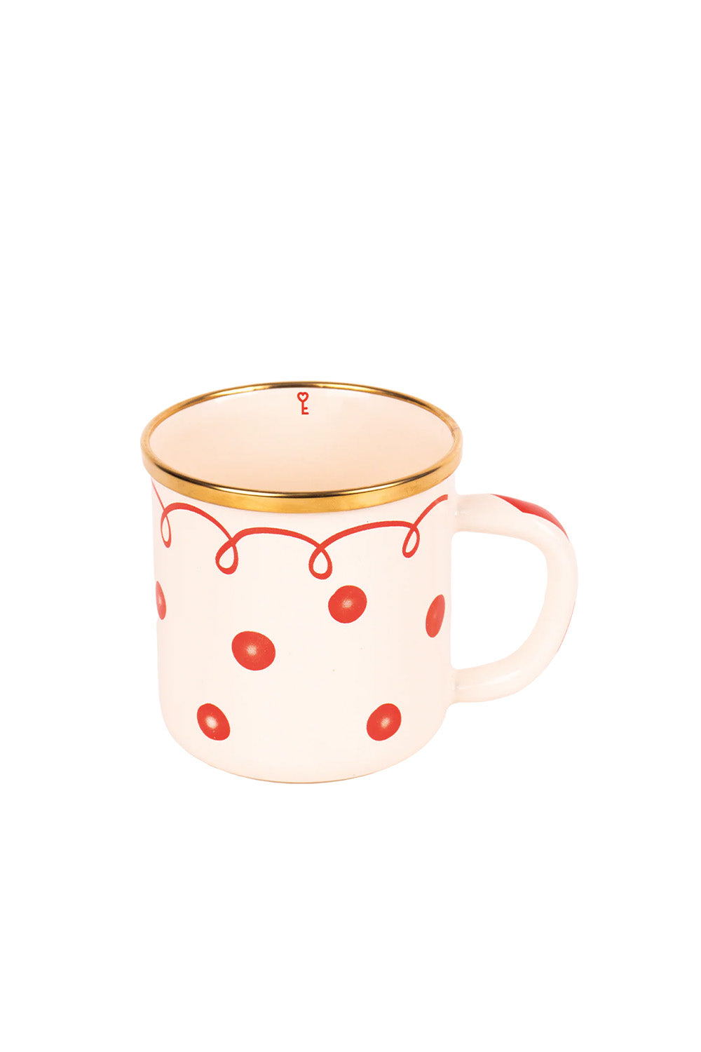 Merry Dots Emaye Kupa - 0